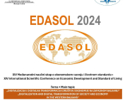 PARTICIPATION IN THE XIV INTERNATIONAL SCIENTIFIC CONFERENCE "EDASOL 2024"